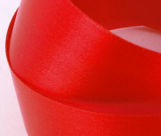 Single Sided Woven Edge Polyester Satin