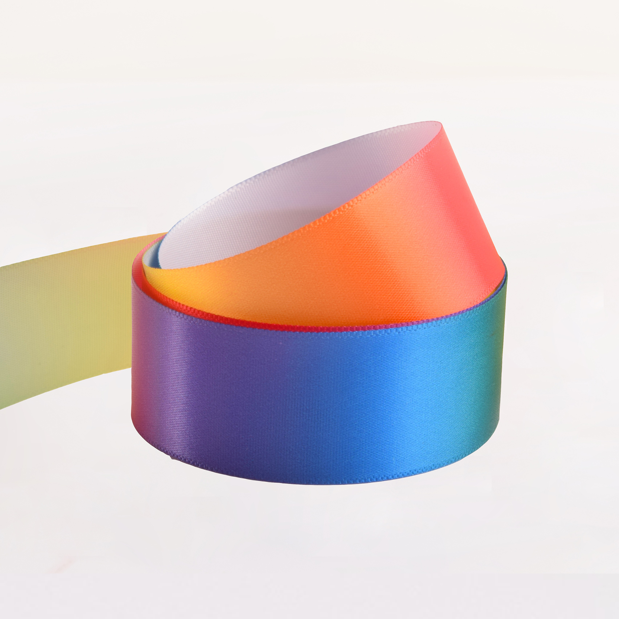 Renges Ribbon COLE13 - Woven Edge 100mm Single Face Polyester Ombre Ribbon - Various